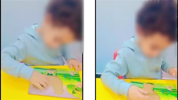 صغير مصاب بطيف التوحد