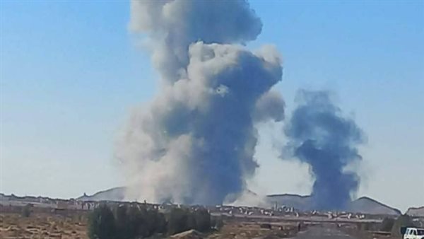 قصف صاروخي علي سوريا