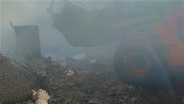 حريق مصنع كرتون