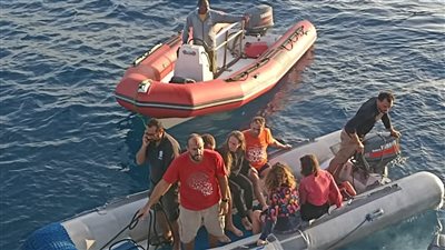 استمرار البحث عن 16 مفقودًا فى حادث اللانش المنكوب بمرسى علم