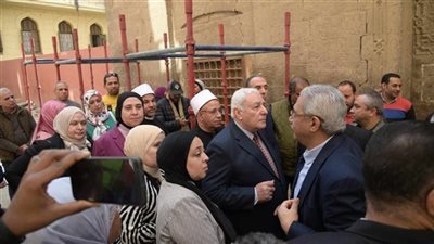 للإسراع في عملية الصيانة والترميم.. دينية النواب تزور مسجد عبد الرحمن كتخدا الأثري