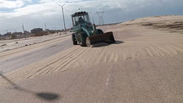 إزالة الرمال من على