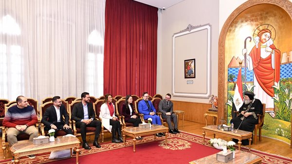 جانب من لقاء البابا