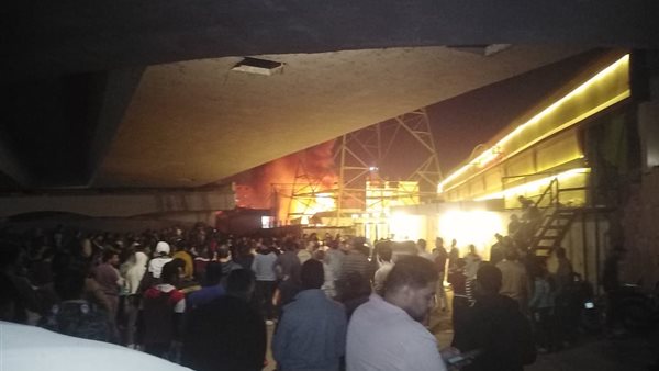 حريق مخزن زيوت بالقليوبية