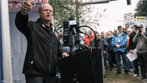 إضراب العمال في أكبر