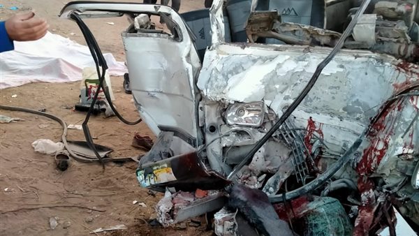 حادث انقلاب ميكروباص