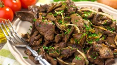 بطعم روعة | طريقة عمل كبدة الدجاج بالبصل والفلفل وصفات لذيذة بدون سلق