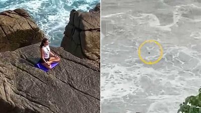 أثناء ممارستها اليوجا.. ممثلة روسية تلقى حتفها بعد أن جرفتها موجة ضخمة بتايلاند