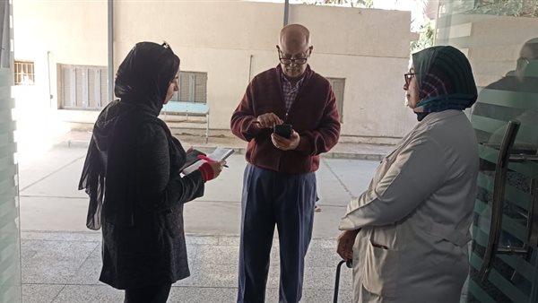 وكيل صحة الفيوم يجري