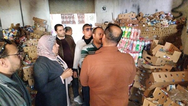 ضبط مواد غذائية غير