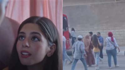 مسلسل ساعته وتاريخه الحلقة 1.. مايان السيد تجسد مشهد مقتل نيرة أشرف طالبة المنصورة على يد زميلها 