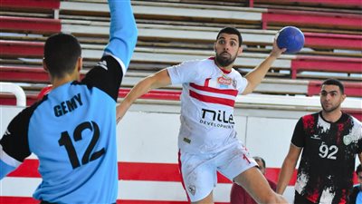 يد الزمالك يفوز على الزهور في بطولة دوري المحترفين 