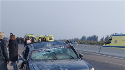 كانوا رايحين الشغل.. إصابة 7 عمال في انقلاب ربع نقل بالإسماعيلية