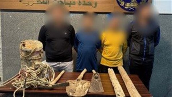 المتهمين والمضبوطات