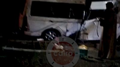 إصابة 4 أشخاص في حادث تصادم بالقرب من قرية صفط اللبن بالمنيا