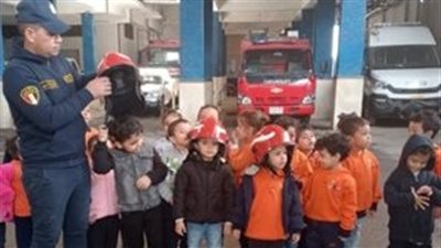 الحماية المدنية ببني سويف تستقبل أطفال المدارس لتعريفهم بدور الشرطة في حماية الأرواح والممتلكات