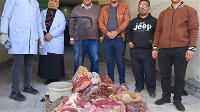 ضبط 120 كيلو لحوم فاسدة قبل ترويجها في أسواق سوهاج