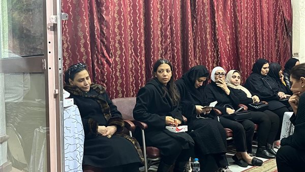 عزاء زوج بدرية طلبة