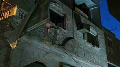 انهيار جزئي لعقار إثر انفجار في شقة سكنية بطنطا بسبب تسريب الغاز