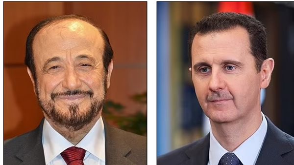 بشار الاسد وعمه