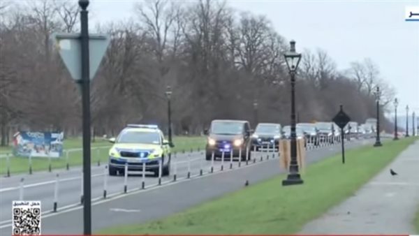 من وصول الرئيس السيسي