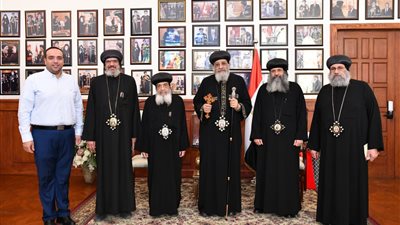 البابا تواضروس يعبر عن سعادته باختيار كنيسة التوحيد الأرثوذكسية الإريترية البطريرك الجديد