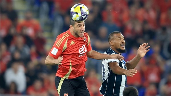 جانب من مباراة الأهلي