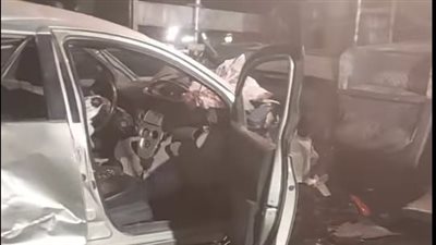 مصرع شخص وإصابة آخرين في حادث تصادم أعلى دائري المنيب