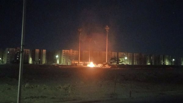 جانب من الحريق 