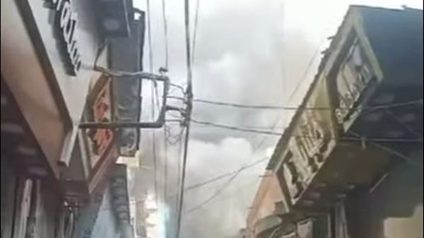  حريق بشارع رموش