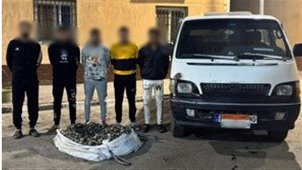 المتهمين والمضبوطات