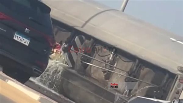 انقلاب مقطورة بنزين