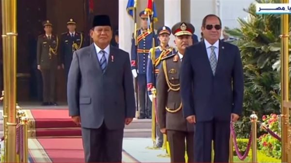 السيسي ونظيره الإندونيسي