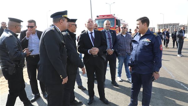 المحافظ من موقع حادث