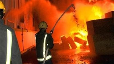 اندلاع حريق داخل مصنع تعبئة أسطوانات بوتاجاز في سمالوط بالمنيا