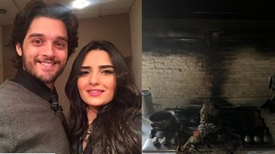 بعد نجاته من حريق بمنزله.. عمر خورشيد: نسينا حاجة على البوتاجاز لكن إحنا بخير