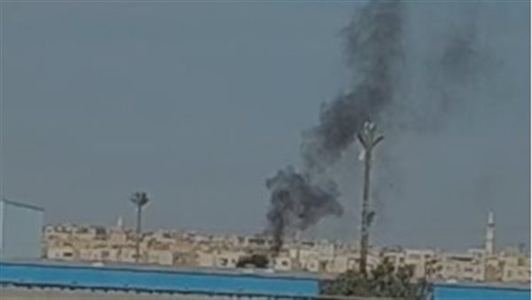 جانب من الحريق 