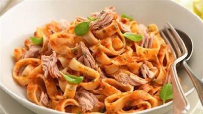 بصوص الفلفل.. خطوات تحضير مكرونة التونة بوصفة شهية