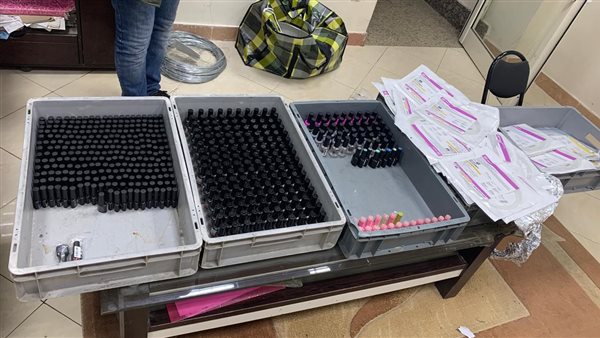 جانب من المضبوطات