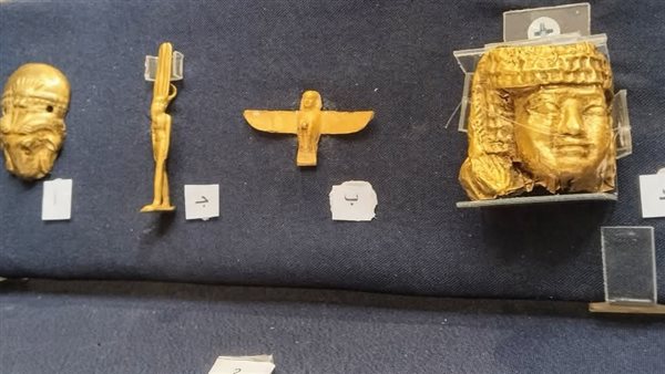 صورة للقطع الأثرية