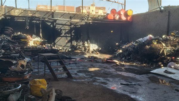 جانب من حادث الانفجار