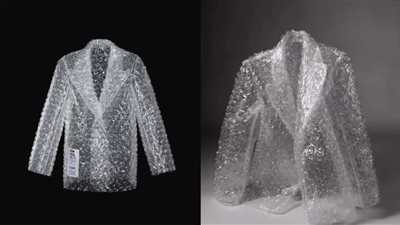 من الفقاعات.. علامة تجارية للأزياء تحدث ضجة بتصميمات مبتكرة