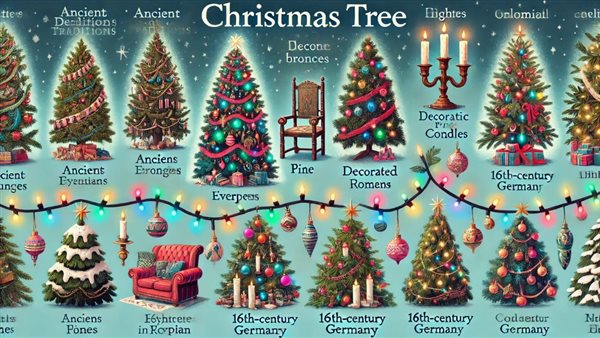 تطور شجرة الكريسماس
