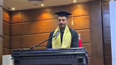 حصول أحمد الفيشاوي على الدكتوراه الفخرية في صناعة السينما من الجامعة الأمريكية