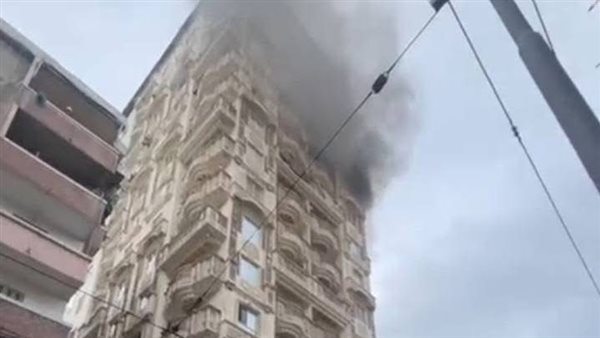 جانب من الحريق