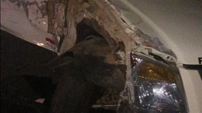 مصرع وإصابة 4 أشخاص في حادث تصادم سيارتين بأسيوط