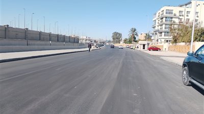 فتح طريق مصر إسكندرية الصحراوي بالمنطقة المقابلة للمتحف الكبير بعد انتهاء الأعمال السطحية بمشروع المترو