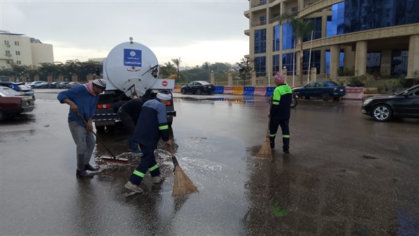 جانب من الأمطار 