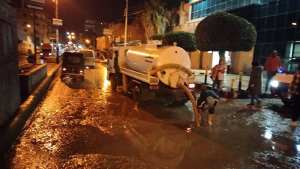 كسح مياه الأمطار