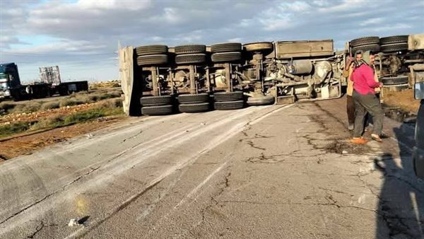 انقلاب سيارة نقل